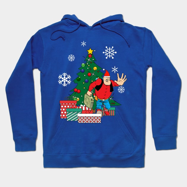 Desperate Dan Around The Christmas Tree Hoodie by Nova5